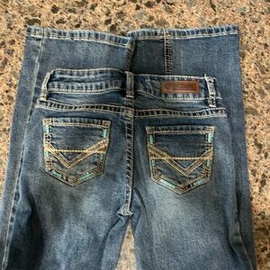 Ariat girl blue jeans size 8